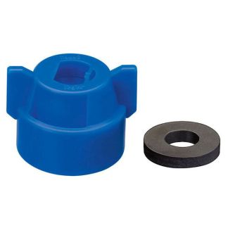 114441-4-CELR, BLUE FAN CAP (WITH GASKET)
