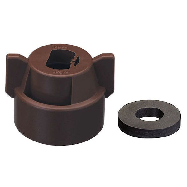 114441-7-CELR, BROWN FAN CAP (WITH GASKET)