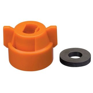 114441-8-CELR, ORANGE FAN CAP (WITH GASKET)