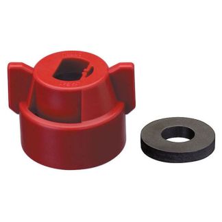 114441-3-CELR, RED FAN CAP (WITH GASKET)