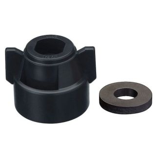 114443-1-CELR, BLACK AI/ TWINJET CAP (WITH GASKET)
