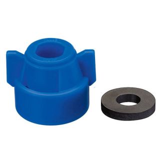 114443-4-CELR, BLUE AI/ TWINJET CAP (WITH GASKET)