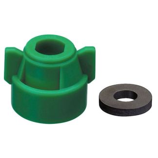 114443-5-CELR, GREEN AI/ TWINJET CAP (WITH GASKET)