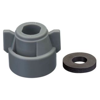 114443-9-CELR, GREY AI/ TWINJET CAP (WITH GASKET)