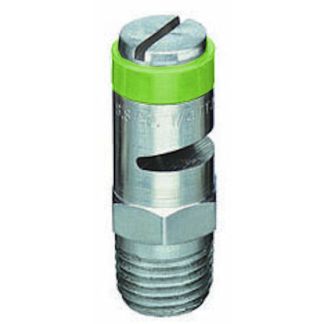 1/4TTJ15-VS, SIZE 15 TURFJET 1/4" NPT SPRAY TIP NOZZLE STAINLESS LIGHT GREEN