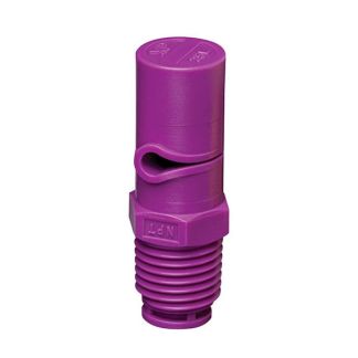 1/4XP25L-VP, SIZE 25 XP BOOMJET BOOMLESS NOZZLE LEFT NOZZLE 1/4" NPT VIOLET