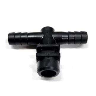 18643-NYB-406, 3/8" TEE BARB X 1/4" FPT FITS QJ111 CLAMP