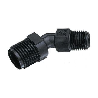 22669-1/4-PPB, 1/4" MPT X 45 DEGREE 11/16 MALE NOZZLE THREAD