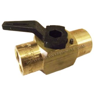 23220-1/4FX1/4F, BRASS PLUG VALVE 1/4 FPT X 1/4 FPT