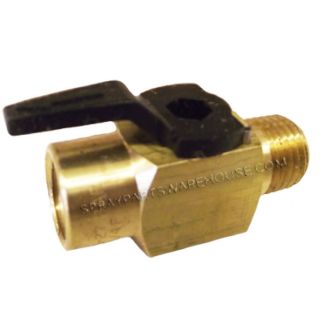 23220-1/4MX1/4F, BRASS PLUG VALVE 1/4 MPT X 1/4 FPT