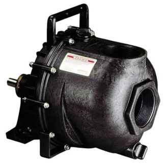 300PB, 3" POLY PEDESTAL TRANSFER PUMP WITH 4-VANE IMPELLER, 3/4 SHAFT
