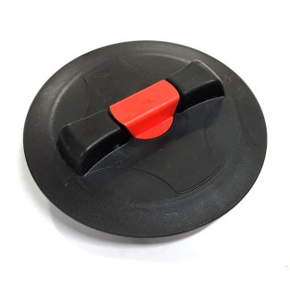 3522221, 8" THREADED LID WITH RED VENT