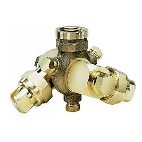 4418-3/4-2TOC-40, BRASS DOUBLE SWIVEL BOOMJET NOZZLE SIZE 40