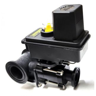 451BEC-2NF-P, 450 NARROW SERIES 1 SECTION ON/OFF VALVE MANIFOLD, EC SERIES LESS CABLE, 75 SERIES FLANGE (M200) INLETS X 50 SERIES (M100) FLANGE OUTLET