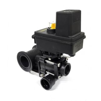 451BEC-3FB4-P, 450 SERIES 1 SECTION ON/OFF FLOW BACK VALVE MANIFOLD, EC SERIES LESS CABLE, 75 SERIES FLANGE (M200) INLETS X 1" FPT OUTLET