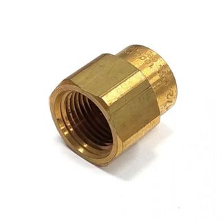 4676-1/2, 1/2" FPT X 11/16 FEMALE NOZZLE THREAD ADAPTER BRASS