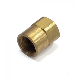 4676-3/8, 3/8" FPT X 11/16 FEMALE NOZZLE THREAD ADAPTER BRASS