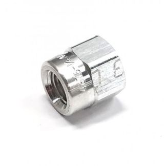 4676-AL-1/4, 1/4" FPT X 11/16 FEMALE NOZZLE THREAD ADAPTER ALUMINUM