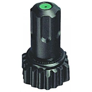 5500-PPB-X5, ADJUSTABLE POLY CONE NOZZLE #5, 11/16" (F) INLET GREEN