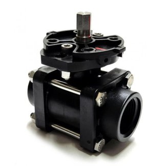 56601-2-1, 1" FPT 2-WAY VALVE ASSY ONLY FOR 344 SERIES WITH POLY BALL