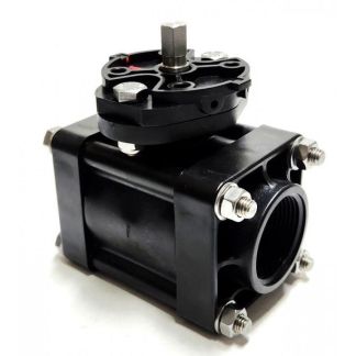 56603-2-1-1/4, 1-1/4" FPT 2-WAY VALVE ASSY ONLY FOR 346 SERIES WITH POLY BALL