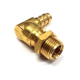 6471B-400TD, 3/8" ELBOW BARB X 11/16" NOZZLE THREAD WITH 1/4" FPT