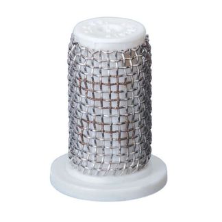 8079-PP-24, 24 MESH TIP SCREEN WHITE POLY/STAINLESS