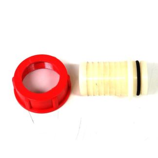 90-50008, 1-1/4" HOSE BARB WITH NUT FOR 1" RAPID CHECK & STANDARD FLOWMETERS (45916-1250)