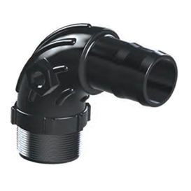 HB200SW90, 2" MPT X 2" 90° HOSE BARB SWEEP ELBOW