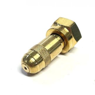 900.040-18, ADJUSTABLE BRASS CONE NOZZLE #18, 11/16" (F) INLET
