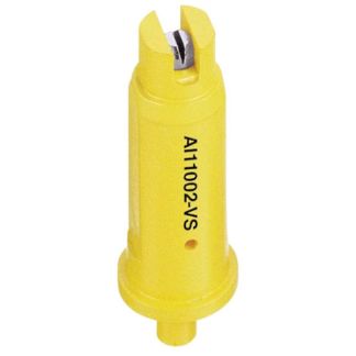 AI11002-VS, SIZE 02 110° AIR INDUCTION SPRAY TIP NOZZLE STAINLESS YELLOW