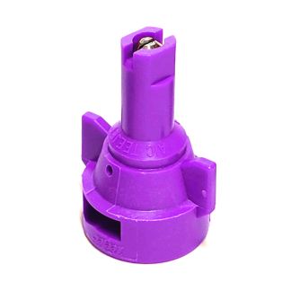 AIC110025-VS, SIZE 025 110° AIR INDUCTION SPRAY TIP & CAP NOZZLE STAINLESS VIOLET