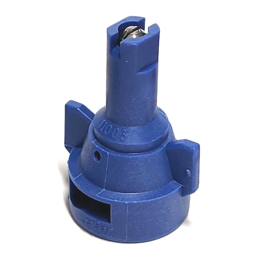 AIC11003-VS, SIZE 03 110° AIR INDUCTION SPRAY TIP & CAP NOZZLE STAINLESS BLUE