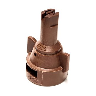 AIC11005-VP, SIZE 05 110° AIR INDUCTION SPRAY TIP & CAP NOZZLE POLY BROWN