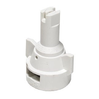 AIC11008-VP, SIZE 08 110° AIR INDUCTION SPRAY TIP & CAP NOZZLE POLY WHITE