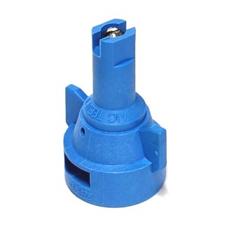 AIC11010-VS, SIZE 10 110° AIR INDUCTION SPRAY TIP & CAP NOZZLE STAINLESS LIGHT BLUE