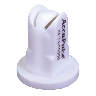 APTJ-11008VP, SIZE 08 110° ACCUPULSE TWINJET SPRAY TIP NOZZLE WHITE