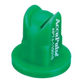APTJ-110015VP, SIZE 015 110° ACCUPULSE TWINJET SPRAY TIP NOZZLE GREEN