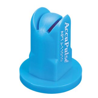 APTJ-11010VP, SIZE 10 110° ACCUPULSE TWINJET SPRAY TIP NOZZLE LIGHT BLUE