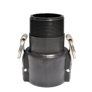 201B, 2" B STYLE CAM COUPLER WITH EXTENDED THREAD