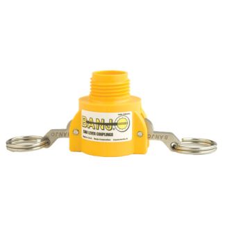 GHMT075B, 3/4" B STYLE CAM COUPLER X MALE GARDEN HOSE THREAD