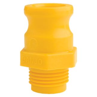 GHMT075F, 3/4" F STYLE CAM COUPLER X MALE GARDEN HOSE THREAD
