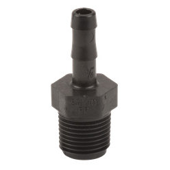 HB075-050, 3/4" MPT X 1/2" HOSE BARB