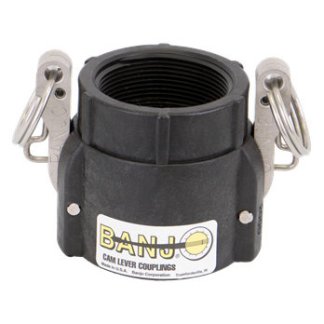 L150D, 1-1/2" D STYLE LOCKING CAM COUPLER