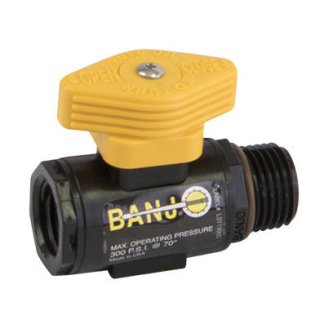 LV038050MTLV, 3/8" FPT X 1/2" MPT LOCKING MICRO VALVE (FILTER DRAIN)