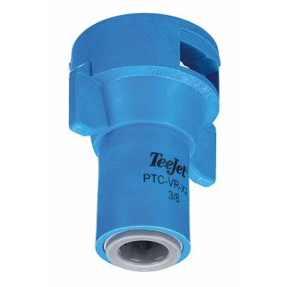 PTC-VR-X2.0-5/16, VARIABLE RATE NOZZLE WITH 5/16 PUSH-TO-CONNECT, .27 - 2.18 GPM (BLUE)