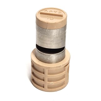 QCTF-VS15, SIZE 15 QUICK TURBO FLOODJET SPRAY TIP NOZZLE STAINLESS TAN