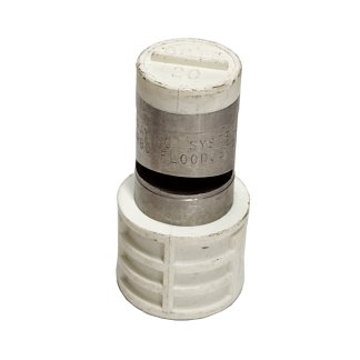 QCTF-VS20, SIZE 20 QUICK TURBO FLOODJET SPRAY TIP NOZZLE STAINLESS GREY