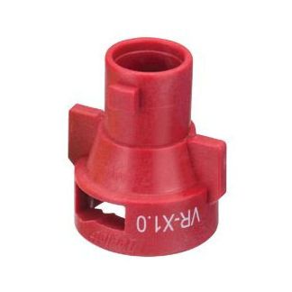 QJ-VR-X1.0, VARIABLE RATE NOZZLE LESS BARB & CAP, .13 - 1.036 GPM (RED)