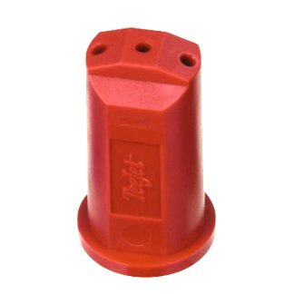 SJ3-04-VP, SIZE 04 STREAMJET 3 ORIFICE TIP NOZZLE RED